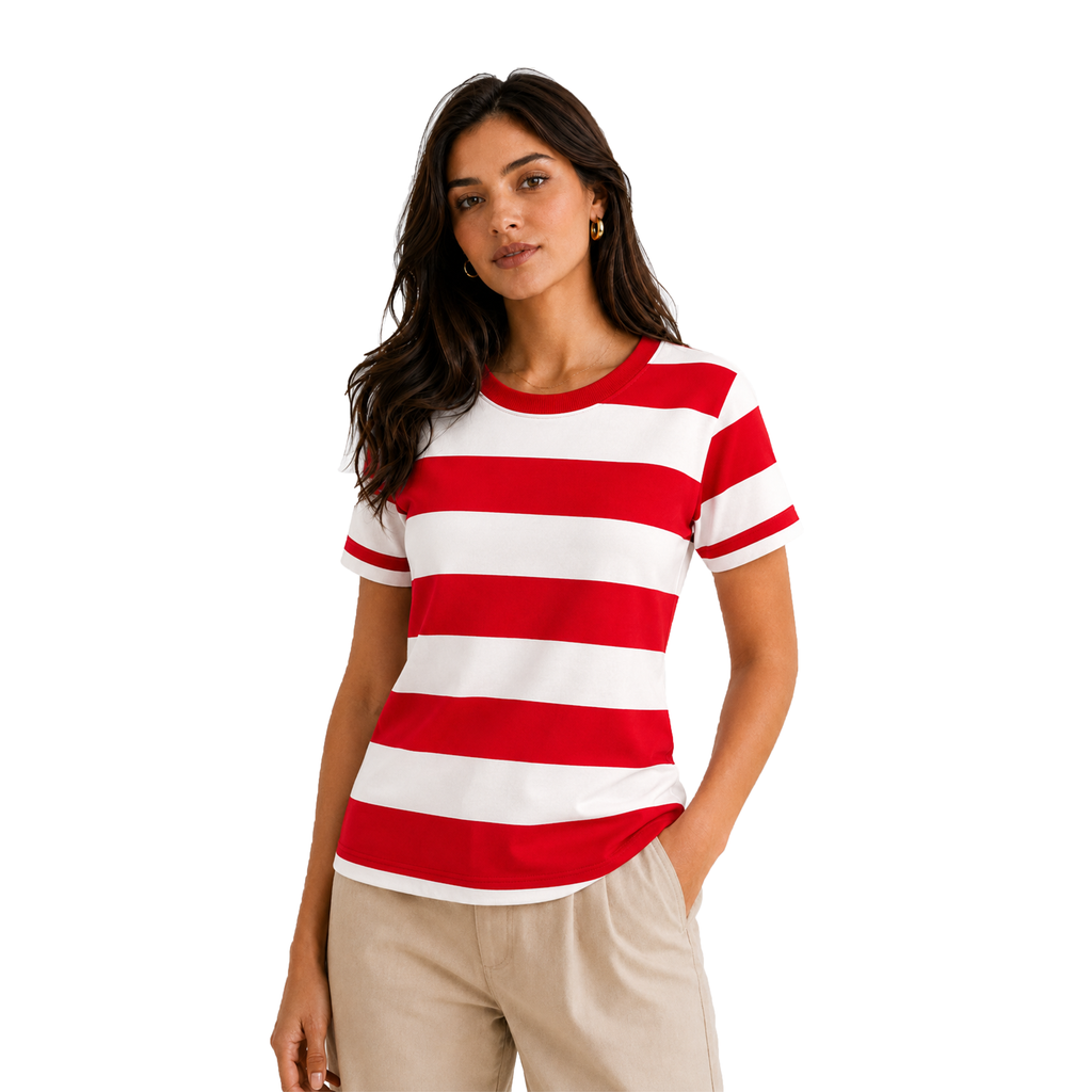 red line shirt
