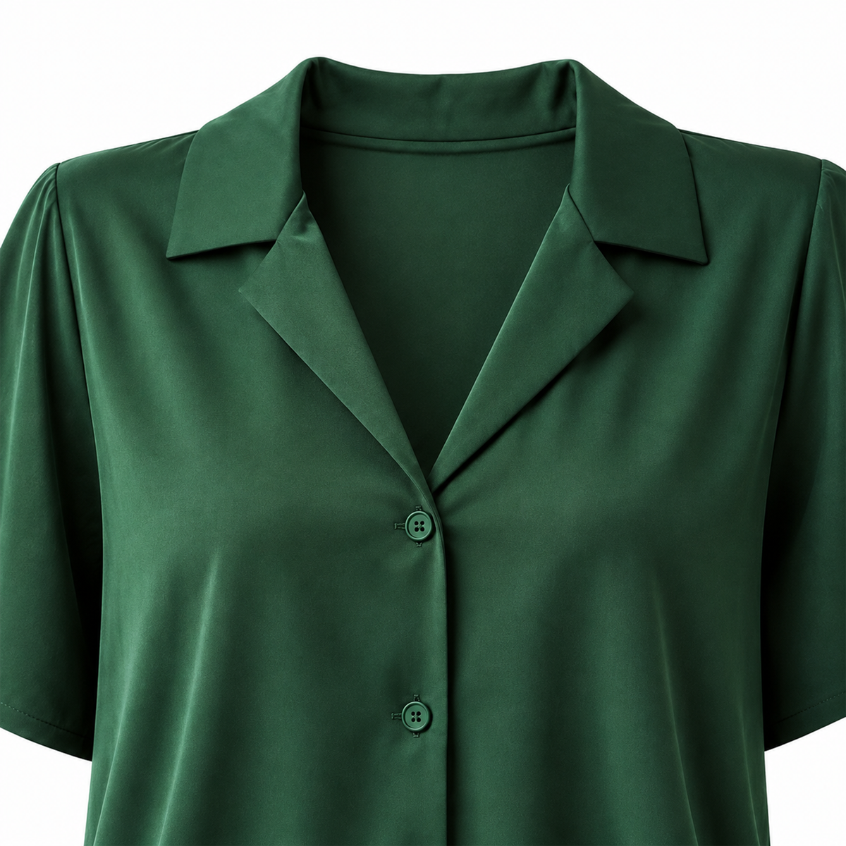 green formal shirt