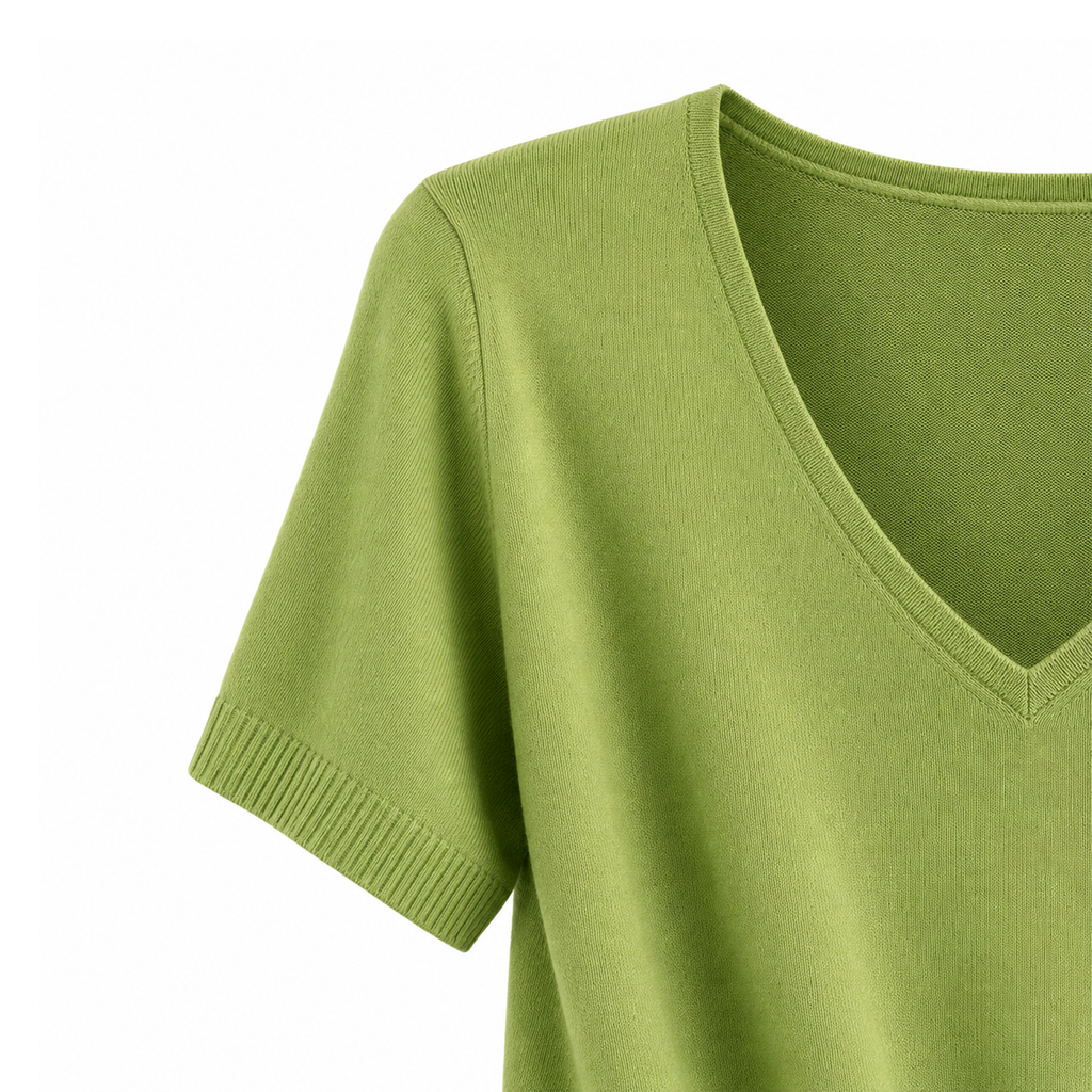 green plain shirt