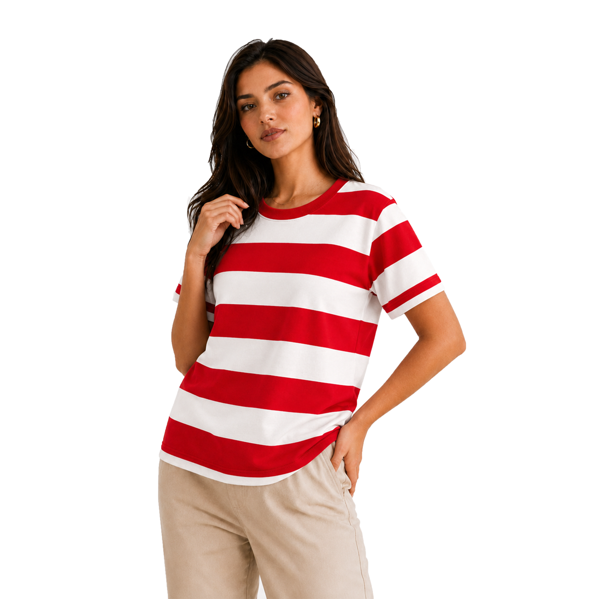 red line shirt