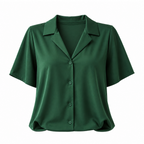 green formal shirt