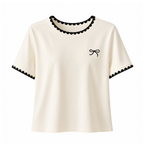 round neck knot tee