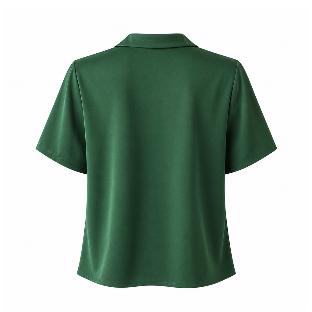 green formal shirt