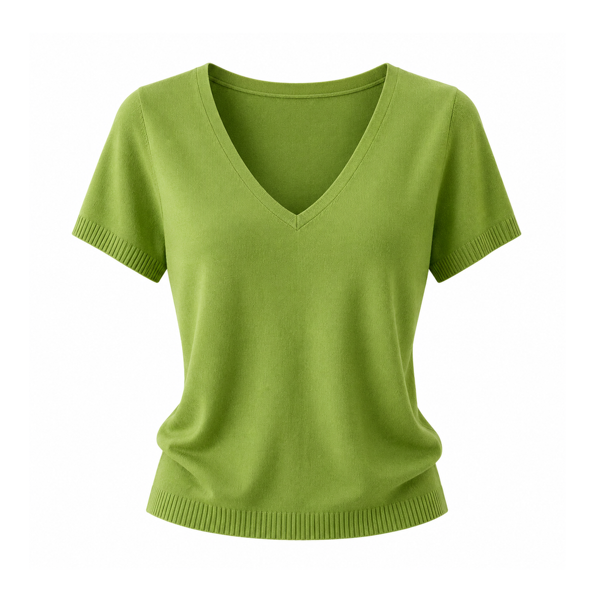 green plain shirt