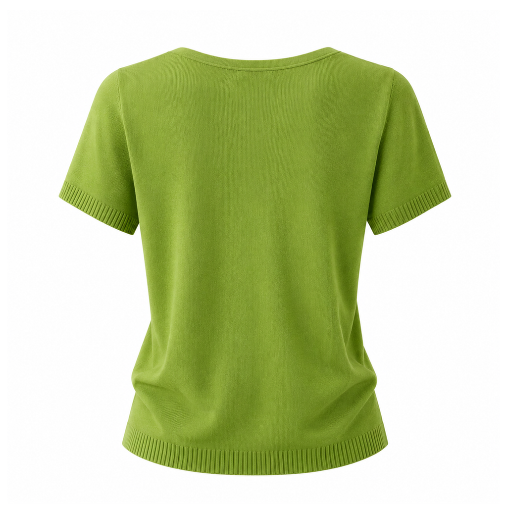 green plain shirt